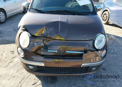 2012 Fiat 500 Lounge from USA, damaged, VIN 3C3CFFCR1CT212488